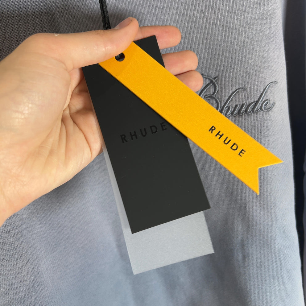 Rhude Faded Cursive Script Logo Sweatshirt