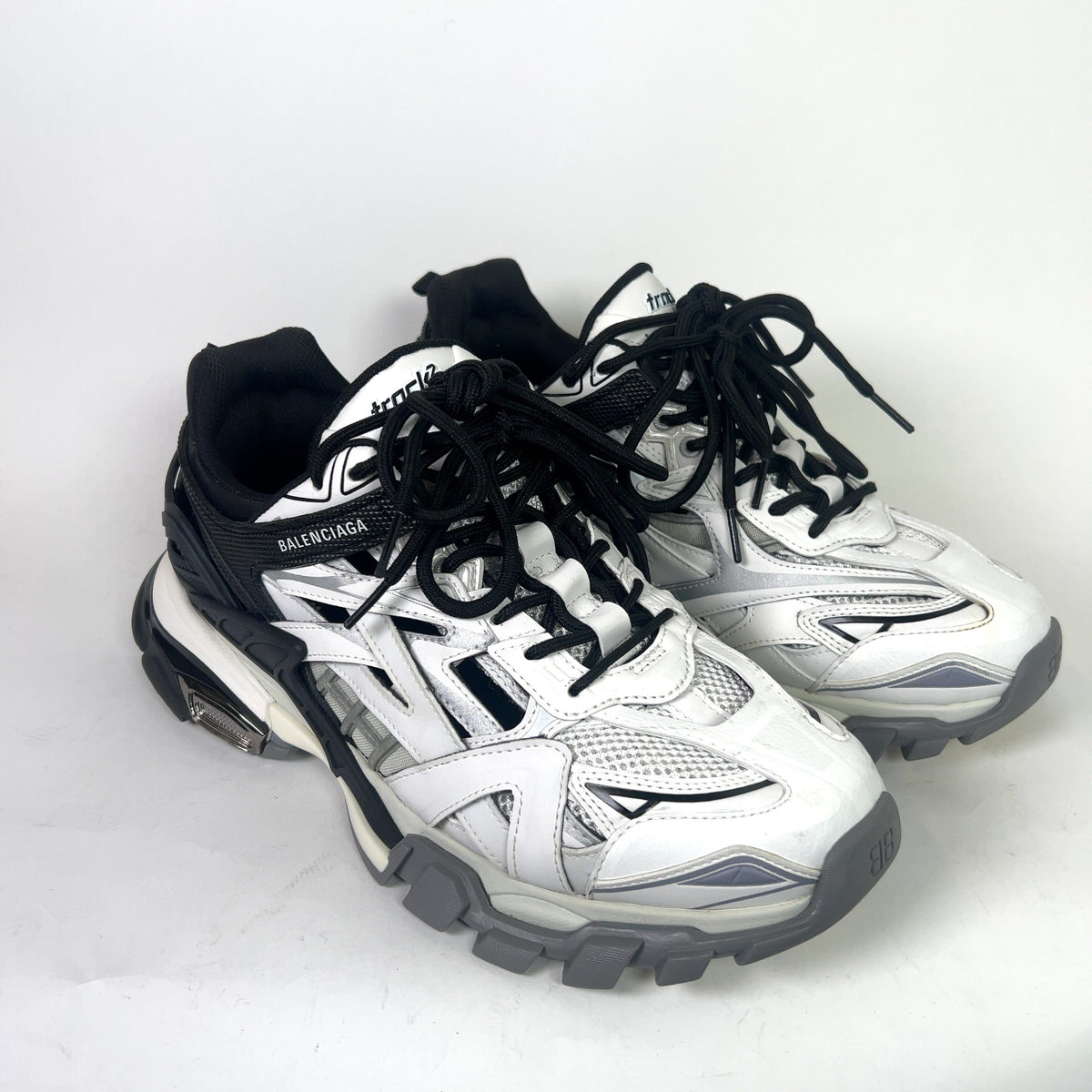 Balenciaga Black/White Track 2 Sneakers