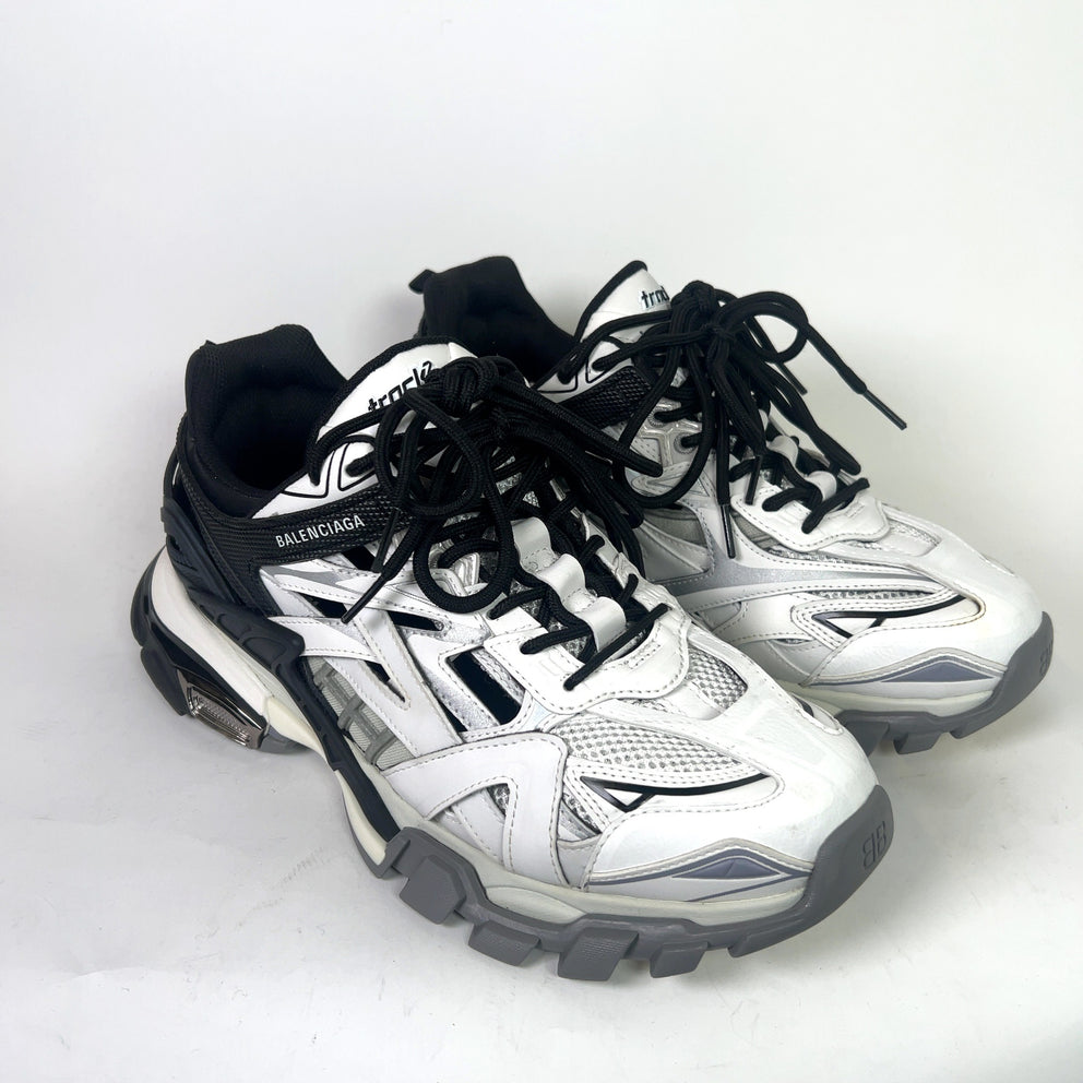 Balenciaga Black/White Track 2 Sneakers