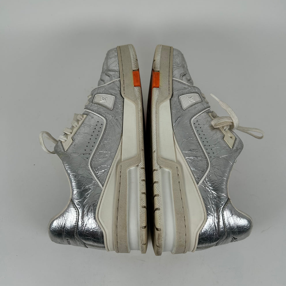 Louis Vuitton Metallic Foil Trainer Size LV9