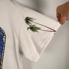 Who Decides War Miami Stained Glass T-Shirt Size XXL