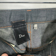Dior Homme Grey Light Waxed Jeans Size 31