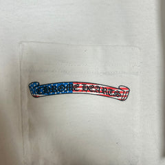 Chrome Hearts White Matty Boy American Flag Tee Size L
