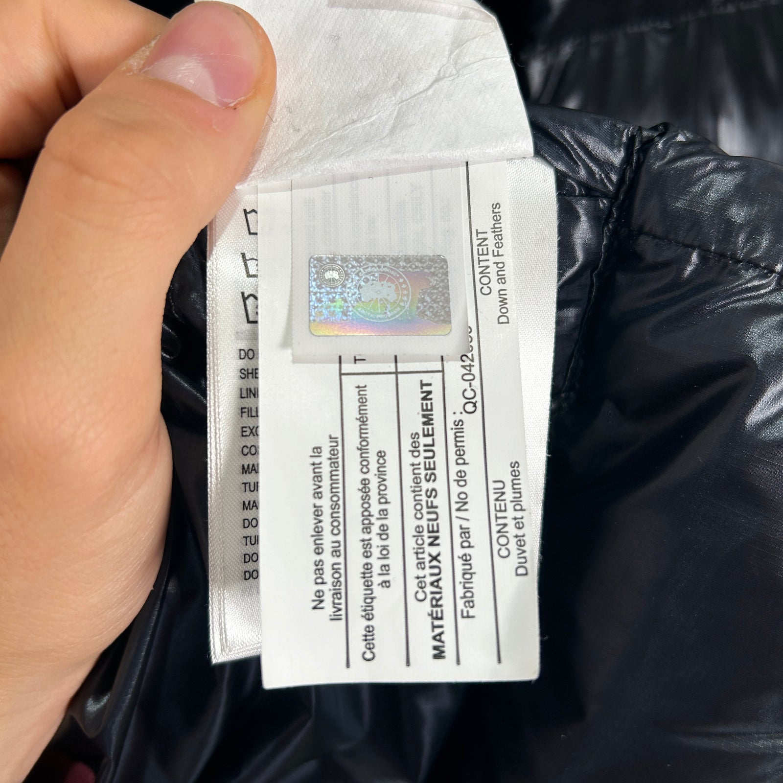 Canada Goose Black Puffer Vest Size XL