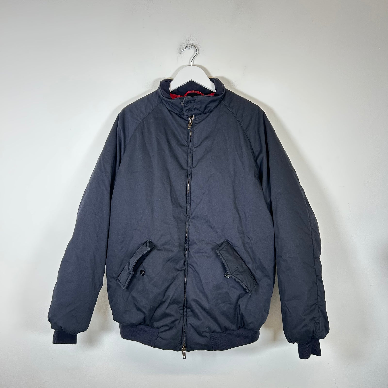 Balenciaga Navy Harrington Bomber Jacket Size 2
