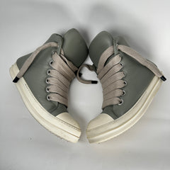 Rick Owens Light Gray Padded Jumbo-Lace Ramone Size 45