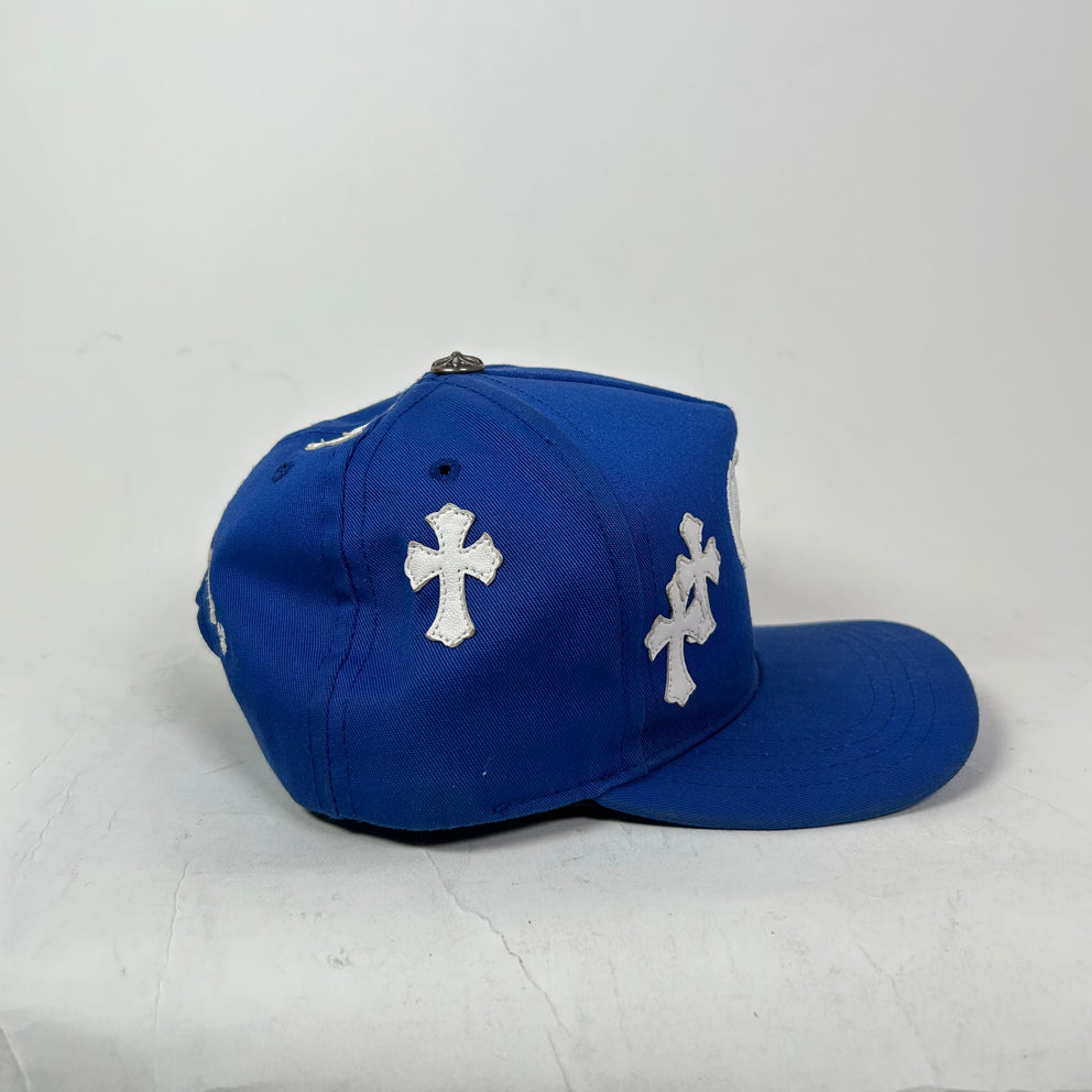 Chrome Hearts Blue Cross Patch CH Baseball Hat