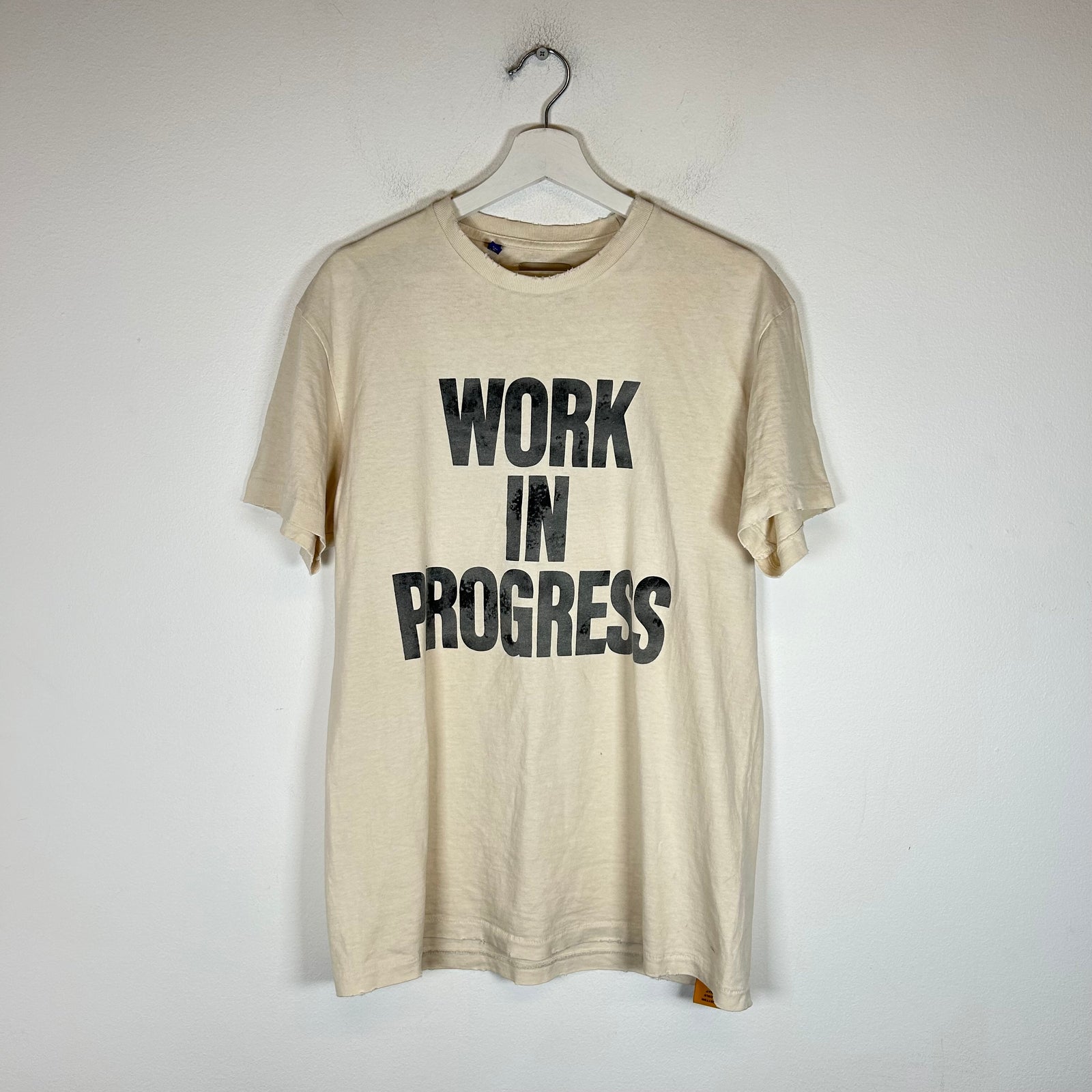 Gallery Dept White Work In Progress T-Shirt