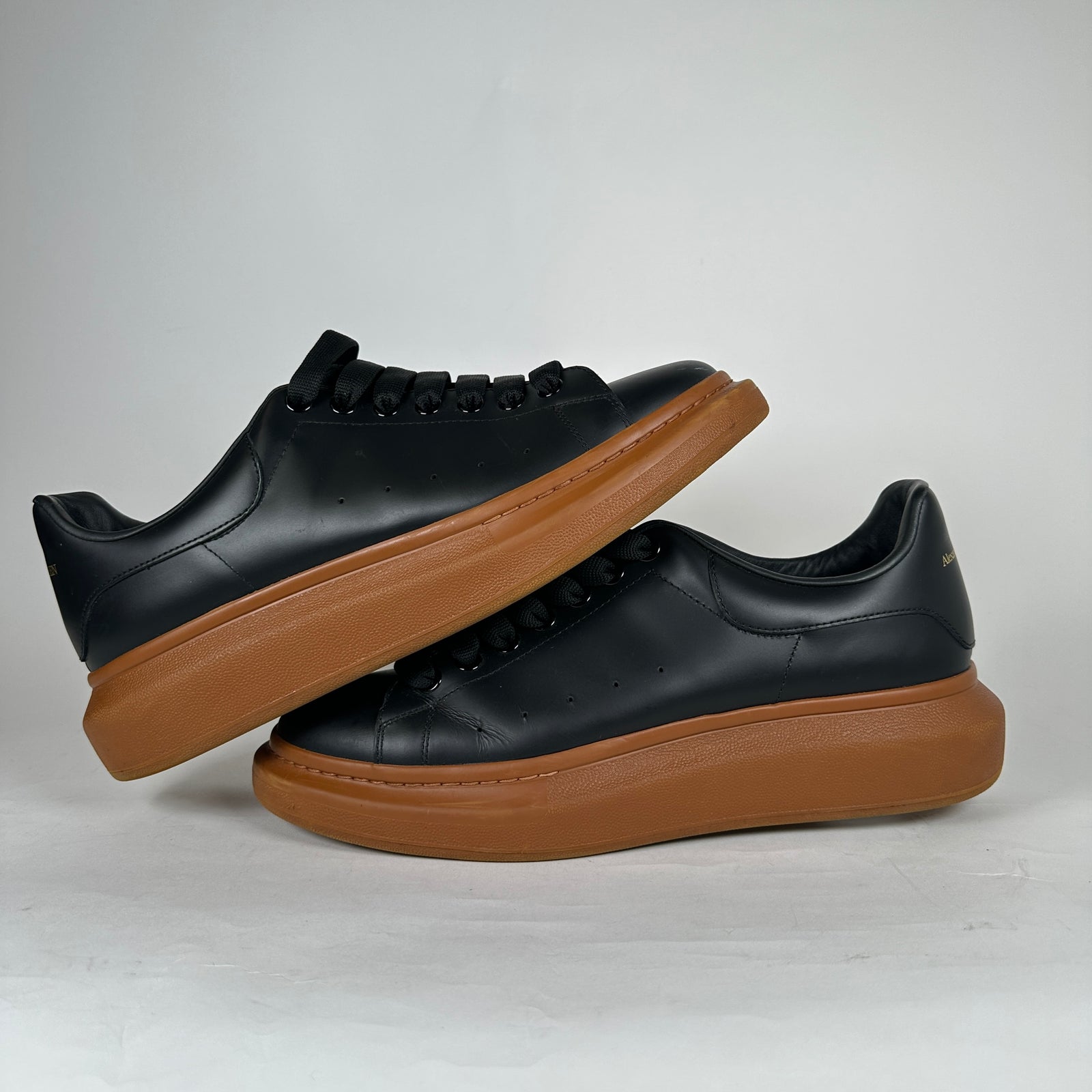 Alexander McQueen Black/Brown Sneakers Size 45