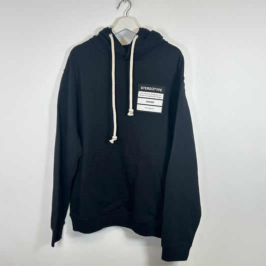 Maison Margiela Black Stereotype Hoodie Size L