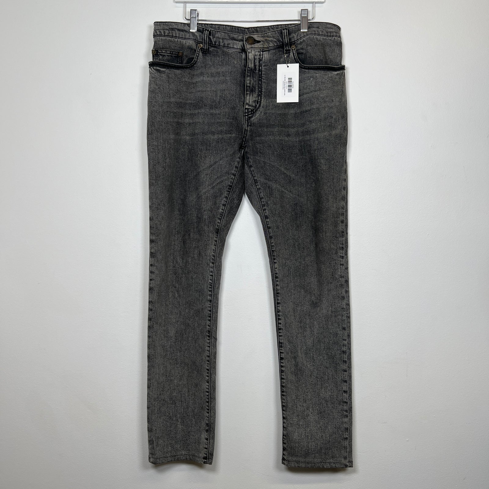 Saint Laurent Grey Washed Jean Size 36