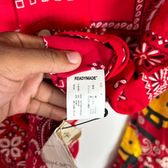 Readymade Red Bandana Longsleeve 'Sleeping Shirt' Size 4