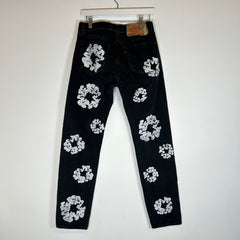 Denim Tears Black Wreath Jeans Size 30