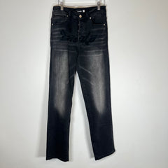 Sicko Born From Pain Black Chain Stitch Jeans Size 28