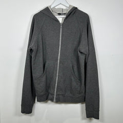 Raf Simons 'Missing In Action' Grey Zip Up Hoodie Size L