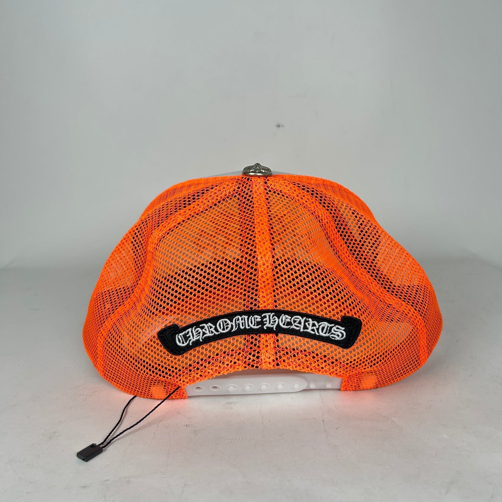 Chrome Hearts Orange Cemetery Patch Trucker Hat