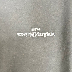 Maison Margiela Black Distorted Logo Tee Size M