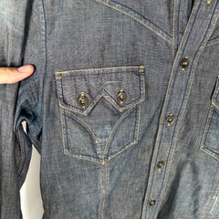 Dolce Gabbana Western Denim Shirt Size M