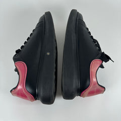 Alexander Mcqueen Black/Pink Low-Top Sneaker Size 10