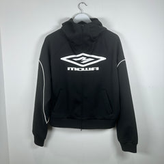 Mowalola Tech Logo Zip Up Hoodie Size M