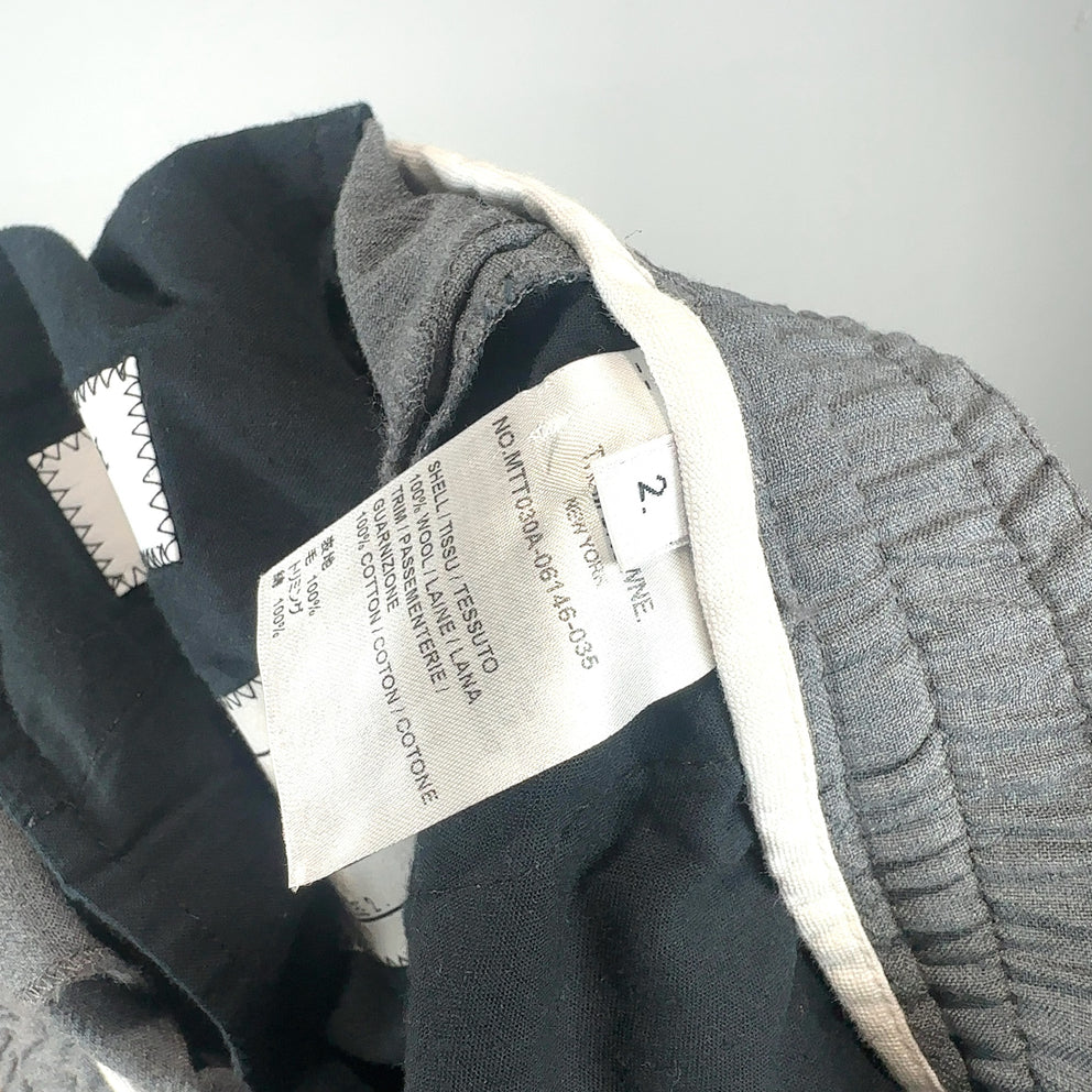 Thom Browne Woostered Woven Wool 4-Bar Pants