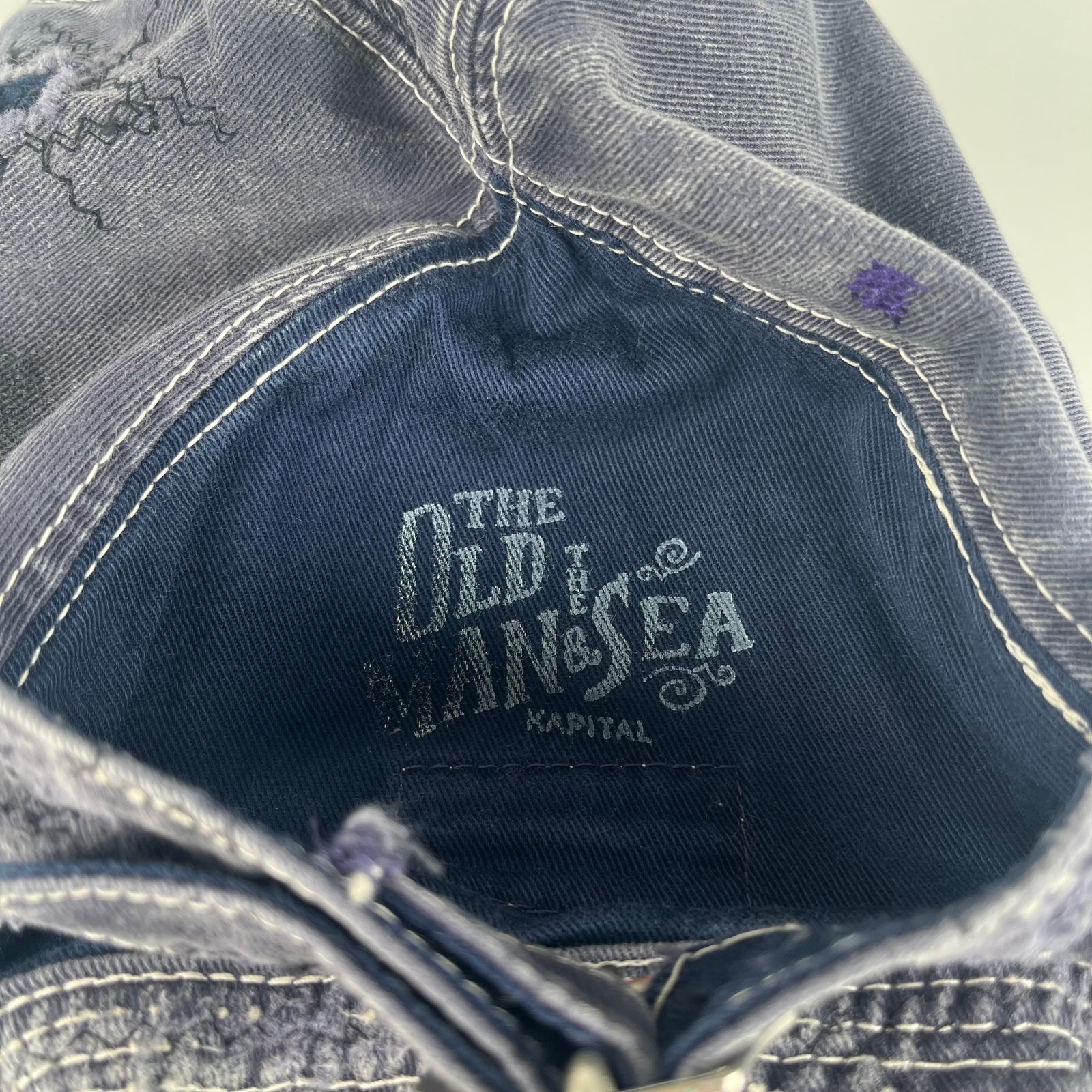 Kapital Dark Boro Jean Bucket Hat