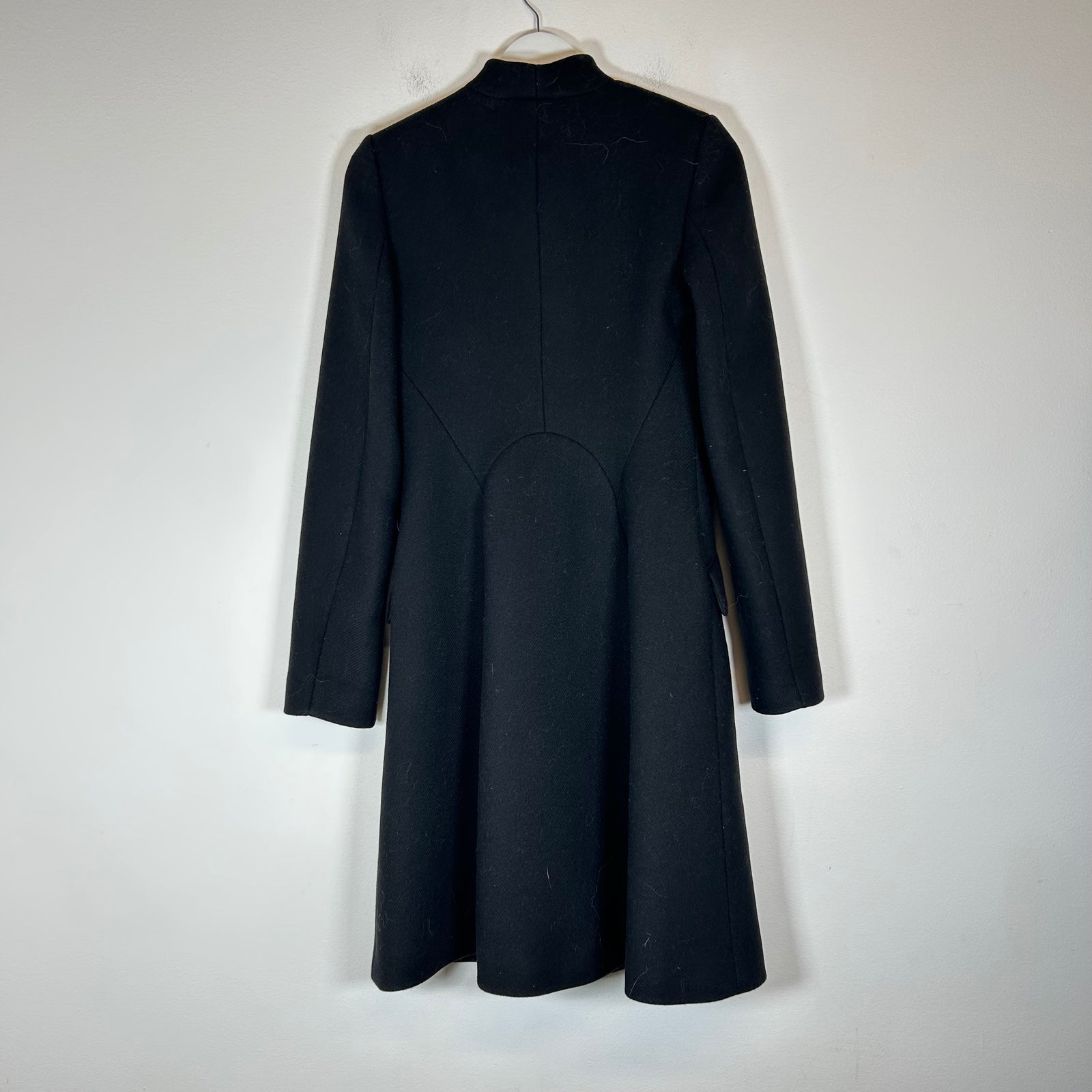 Proenza Schouler Black Wool Peacoat Size 2