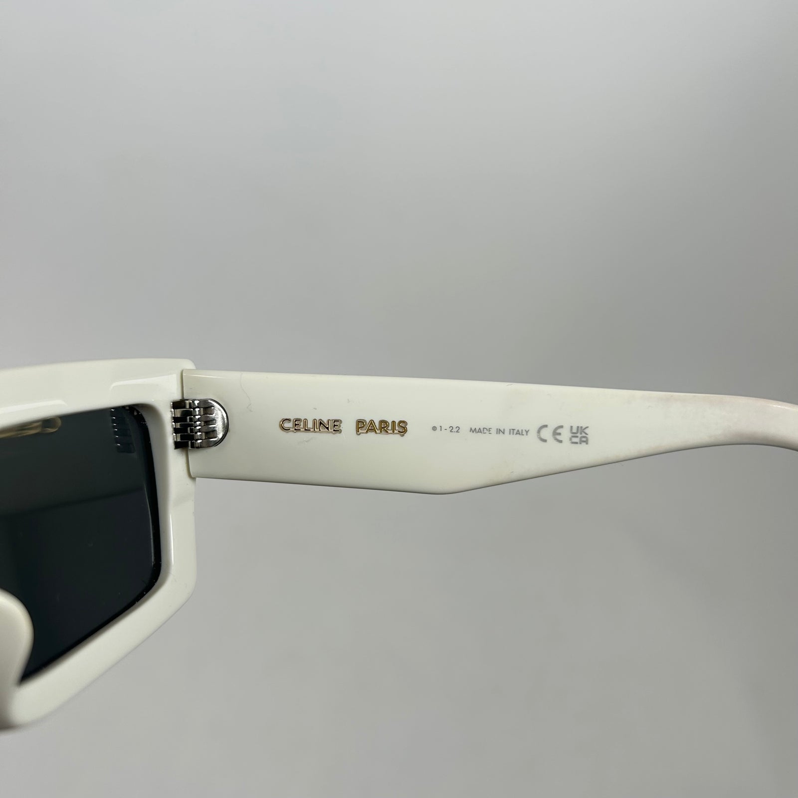 Celine White Monochroms Sunglasses
