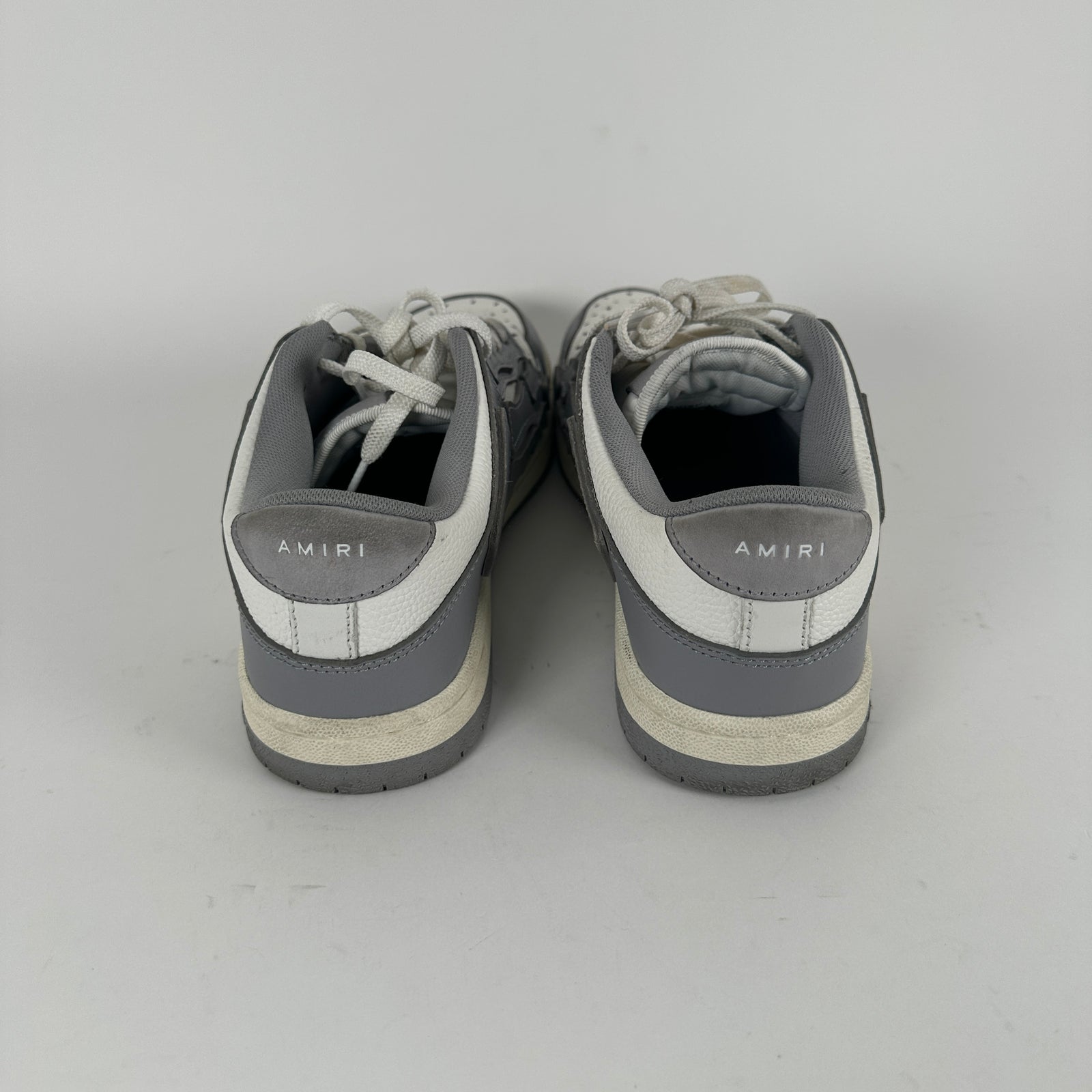 Amiri Grey Bone Low Top Sneaker Size 8