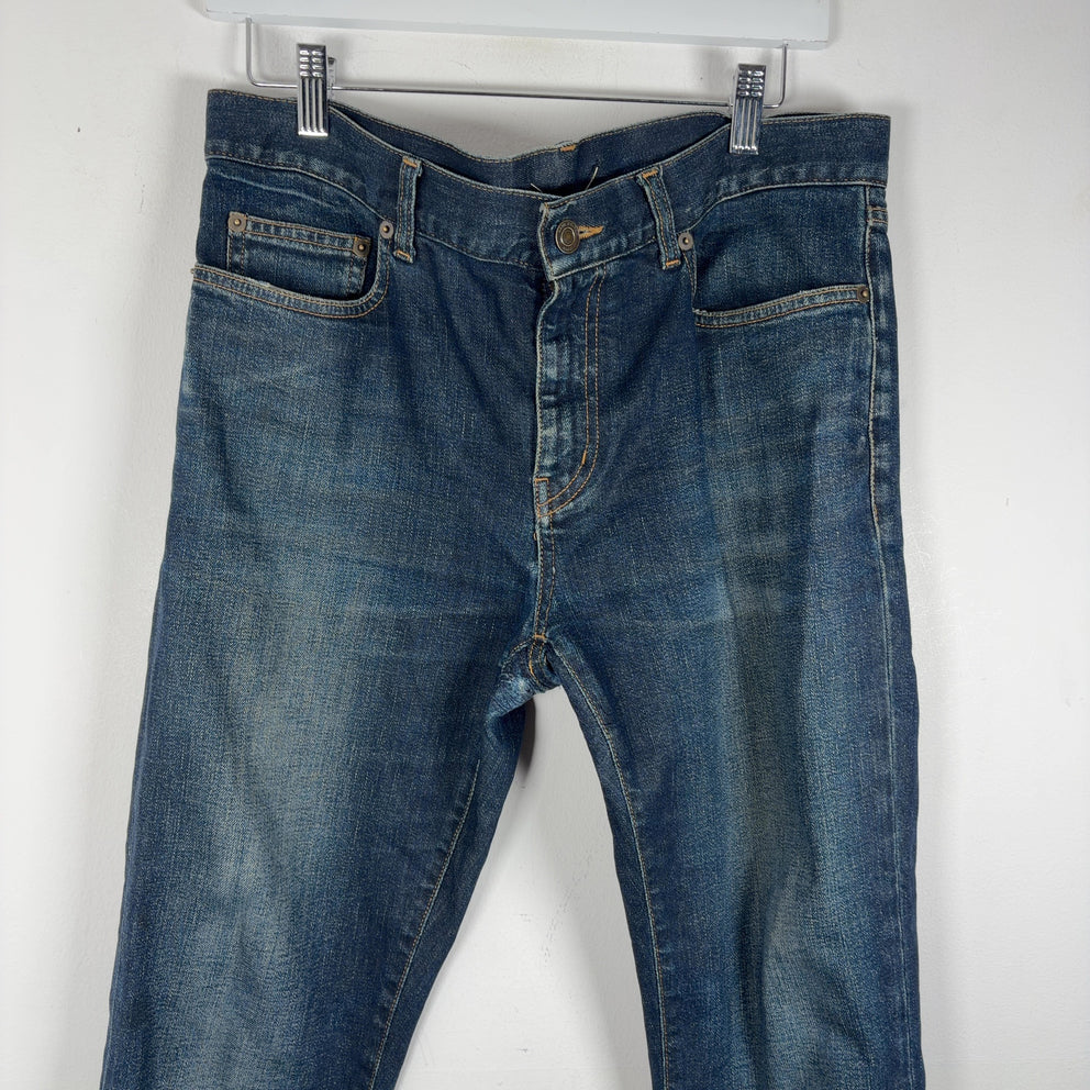 Saint Laurent AW15 D01 Raw Skinny Jeans
