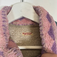 Kapital Pink Ashland Fleece Jacket Size 4