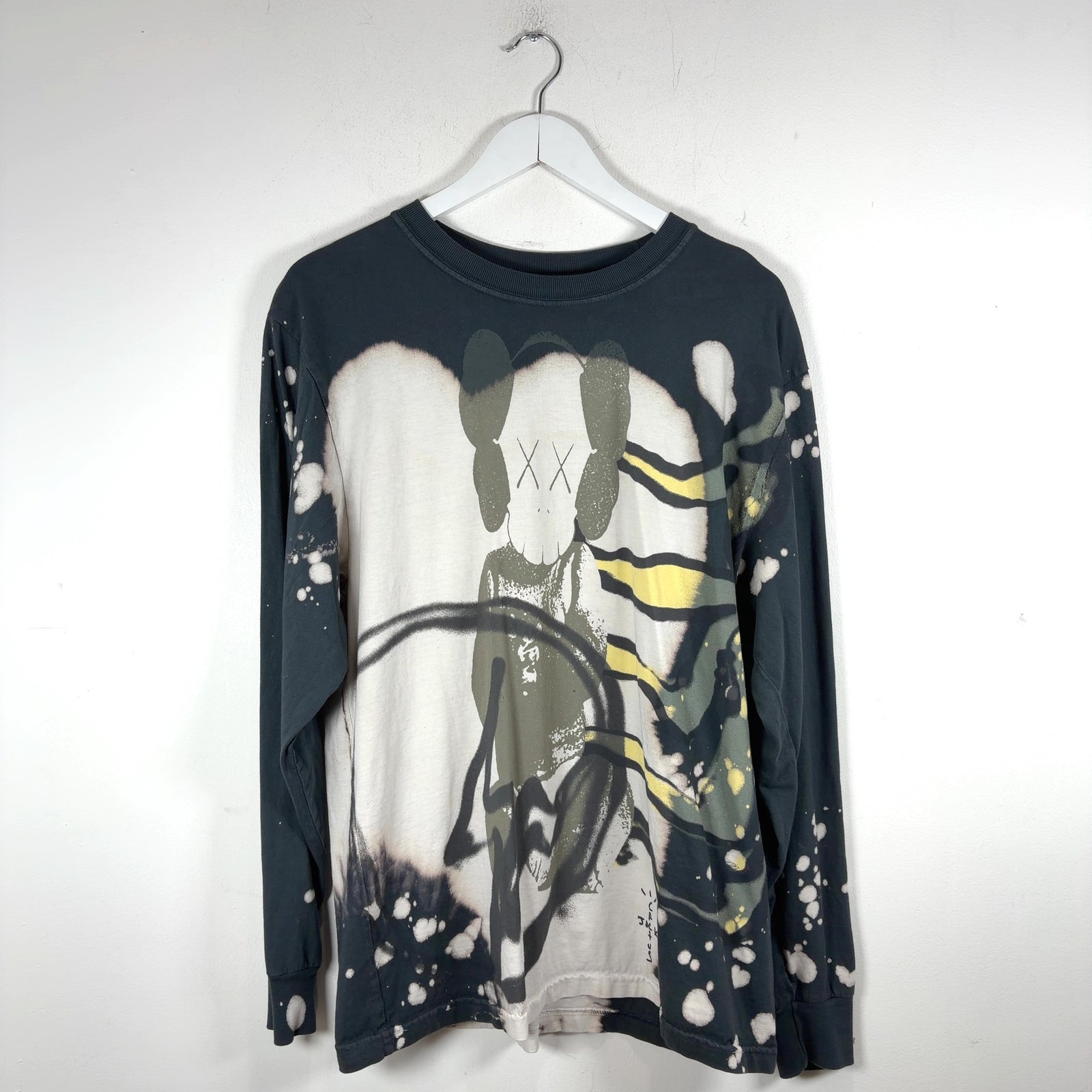 Cactus Jack x Kaws Tye-Dye Logo Long-Sleeve T-Shirt