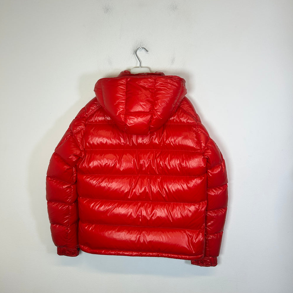 Moncler Red Maya Giubbotto Puffer Jacket Size 2