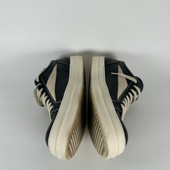 Rick Owens Black Milk Leather Vintage Sneaker Vans size 45