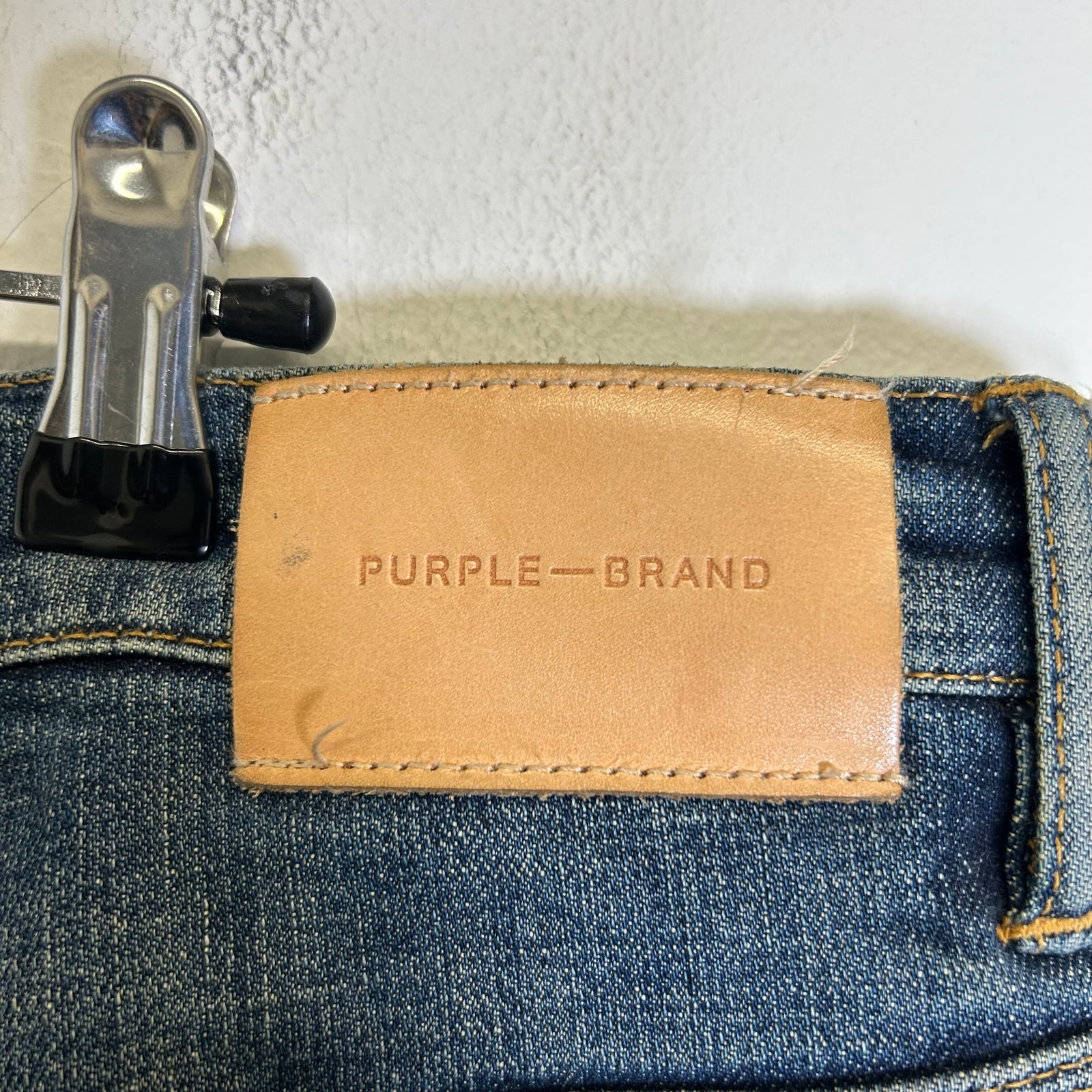 Purple Brand P002 Ripped Slim-Cut Jeans