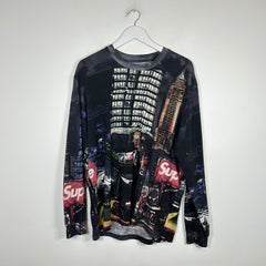 Supreme Skyline Sequin Longsleeve Size M