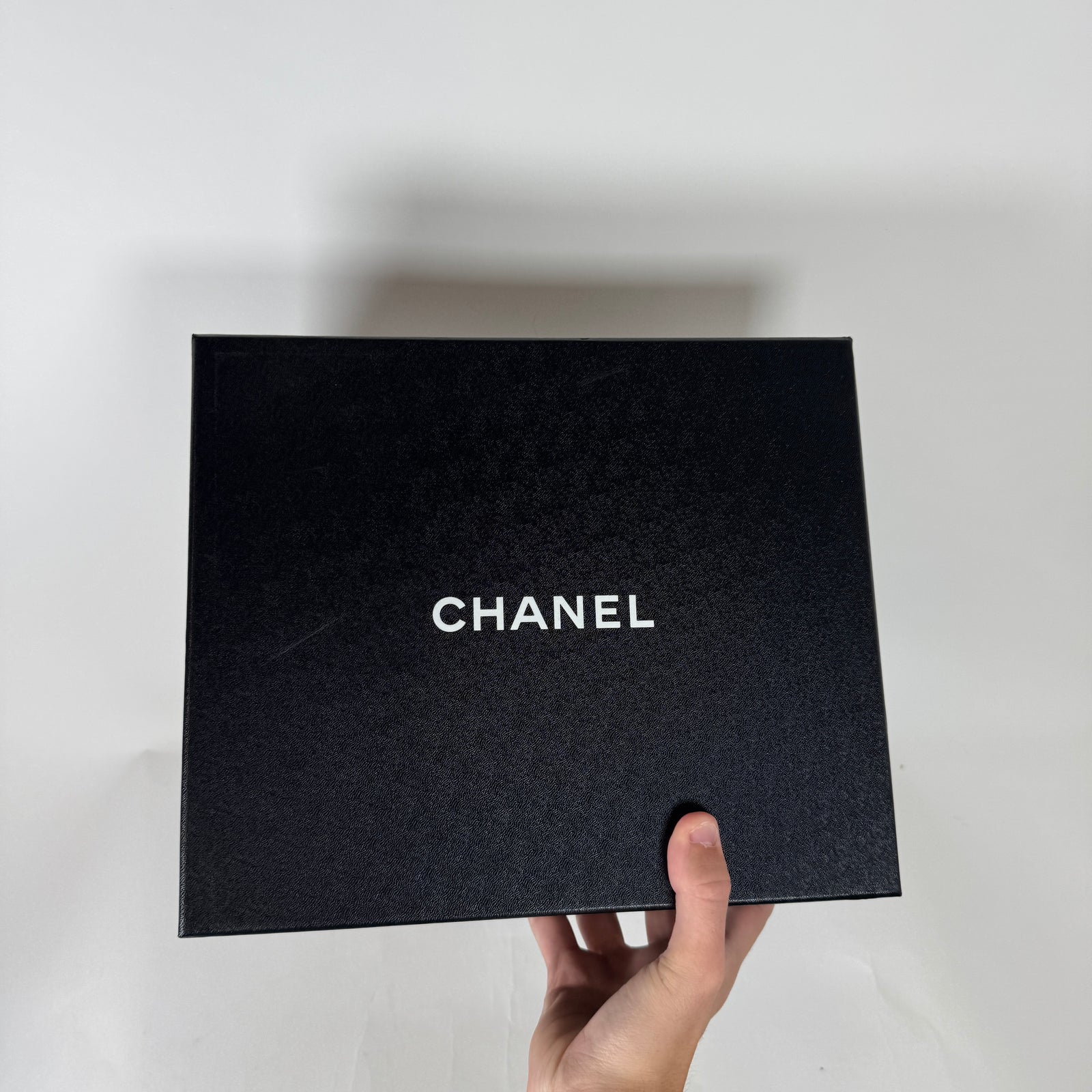 Chanel White Suede Calfskin Runner Size 37