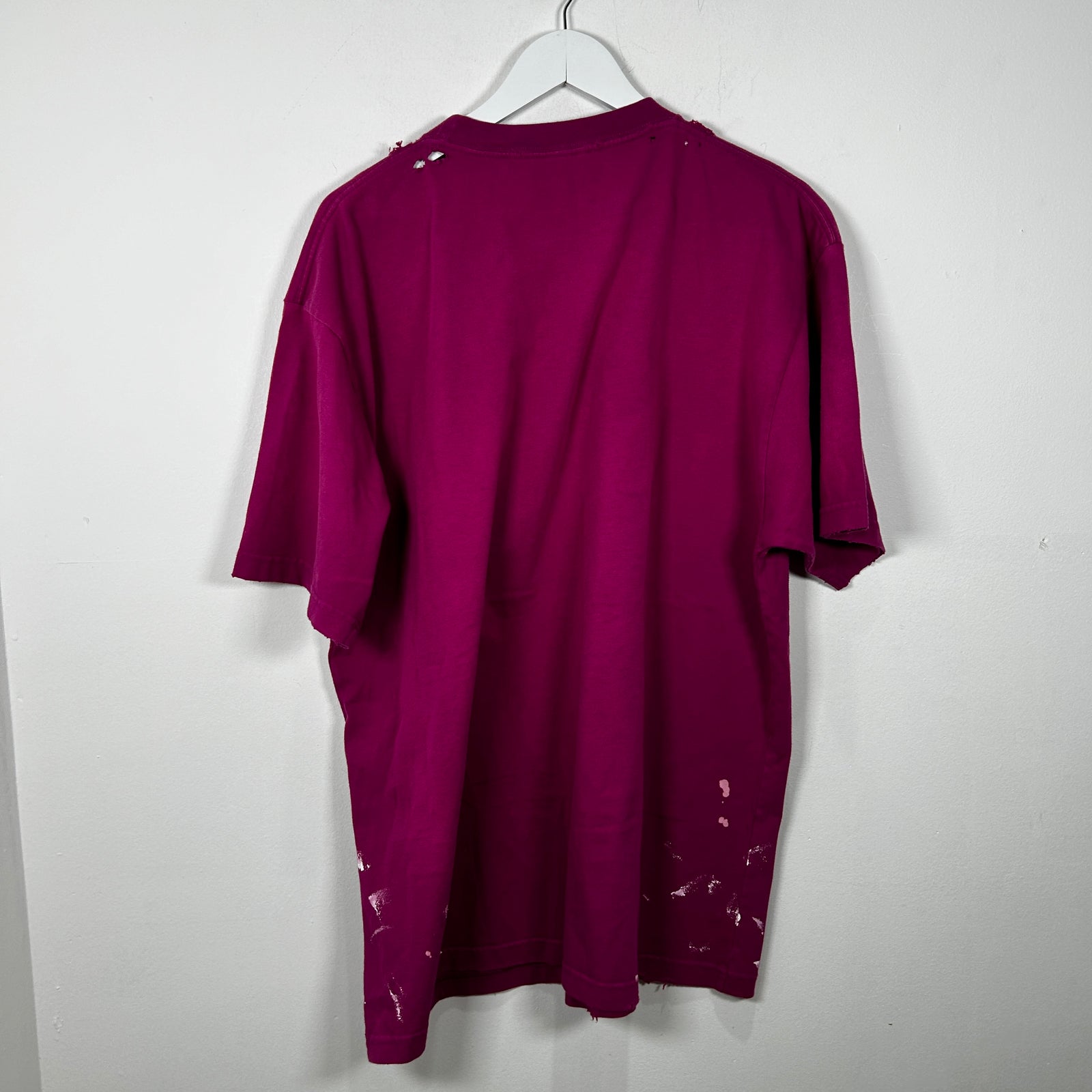 Balenciaga 90/10 Graphic Purple T-Shirt Size S