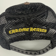 Chrome Hearts Gold CH Corduroy Hat