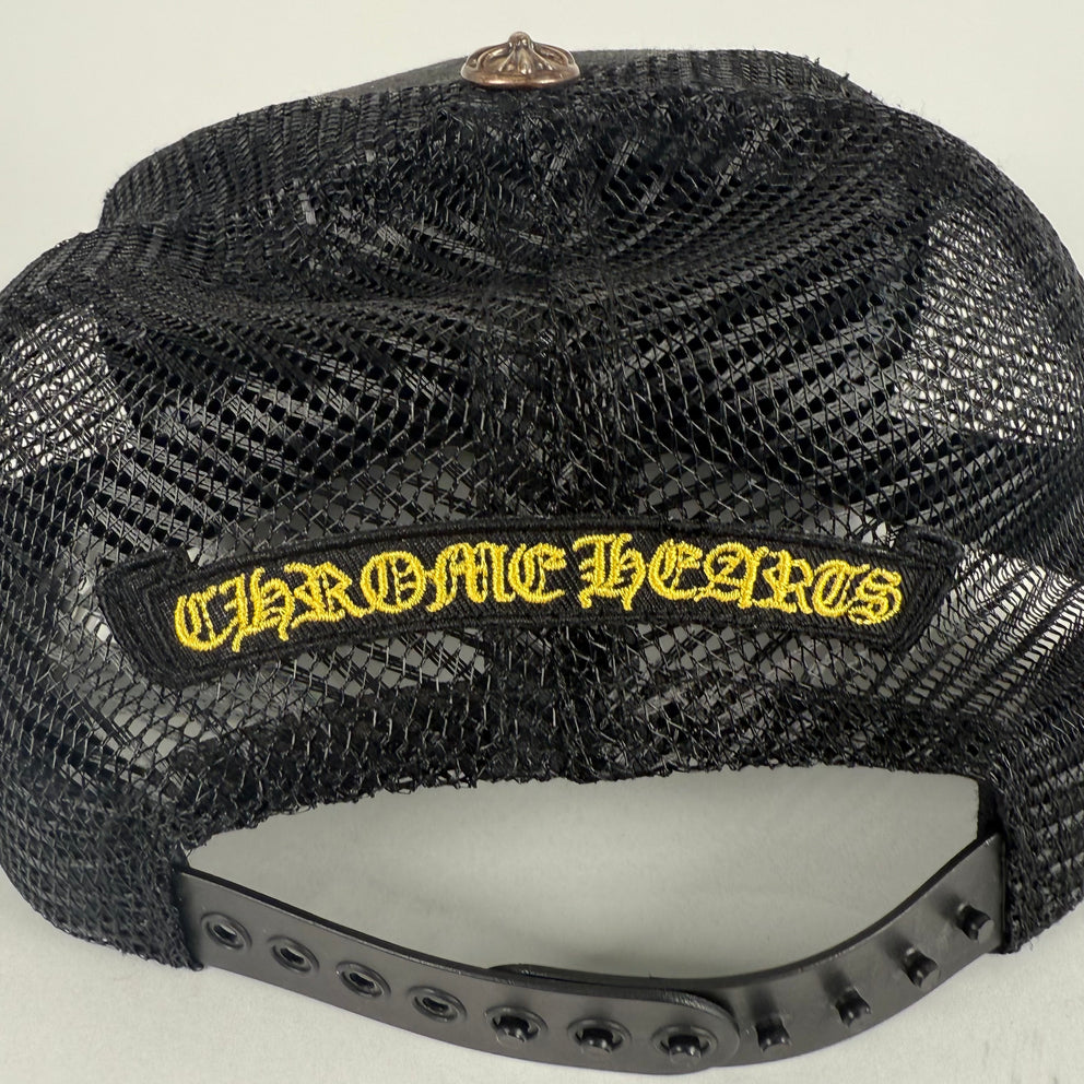 Chrome Hearts Gold CH Corduroy Hat