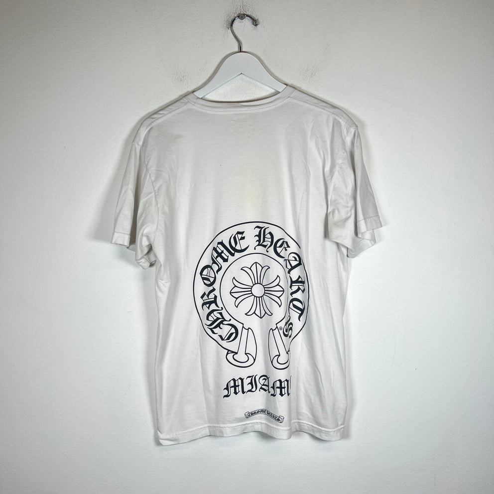 Chrome Hearts Horseshoe Miami T-Shirt Size L