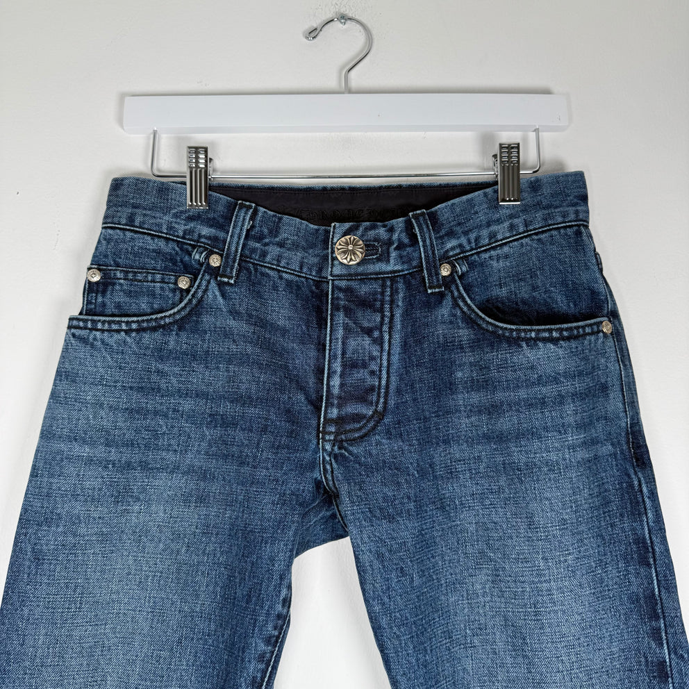 Chrome Hearts 'Richard Stark' Blue Bootcut Denim Size 29
