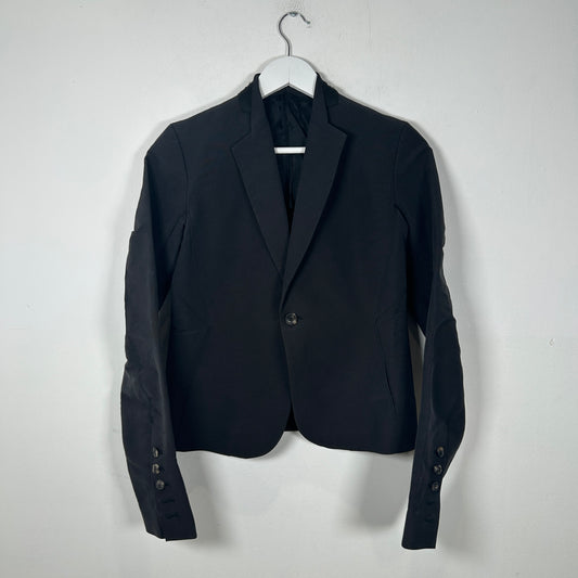Rick Owens Knife Cut Cropped Blazer Size S