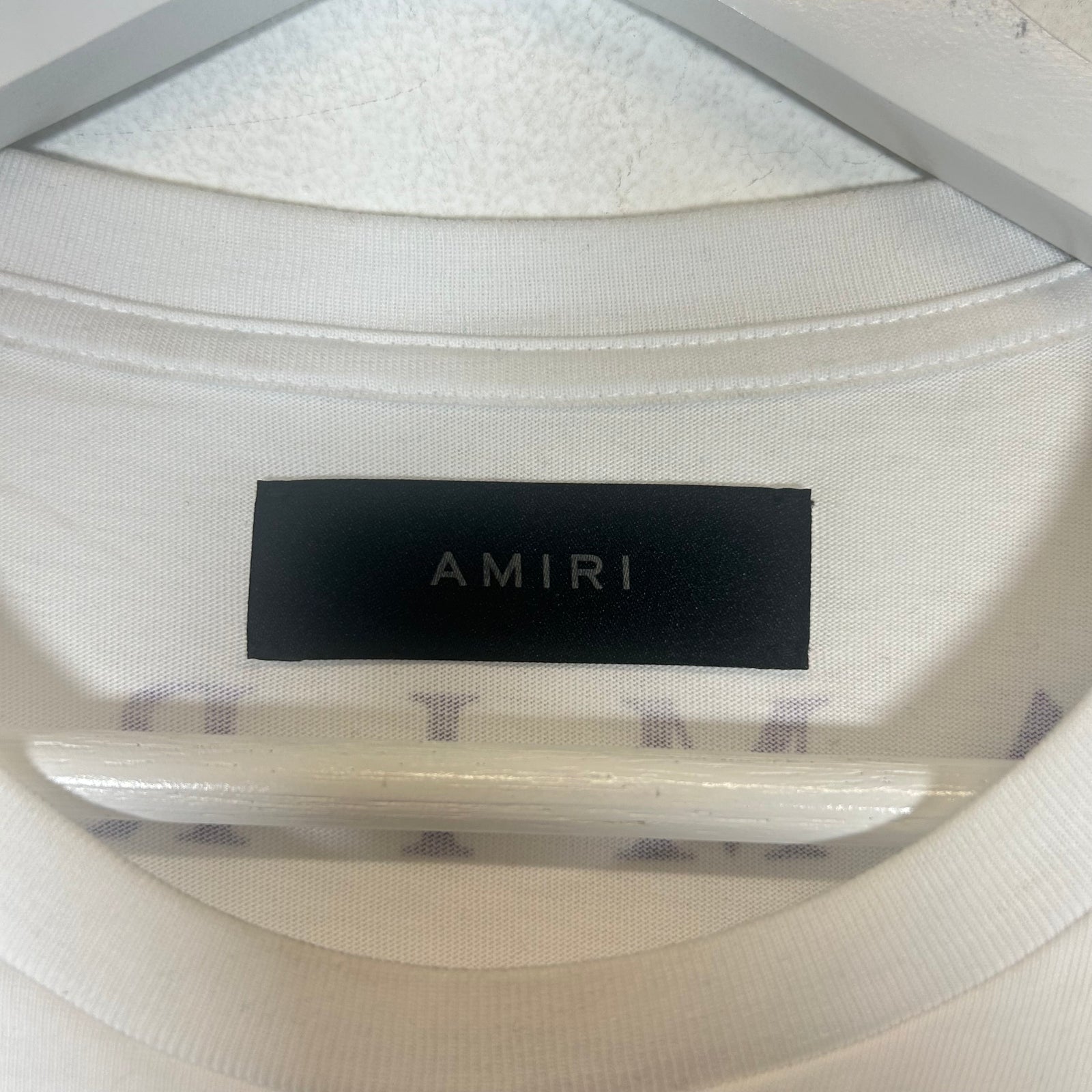 Amiri White/Purple MA Pocket Tee Size L