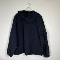 Supreme Black Stitch Logo Windbreaker Size M