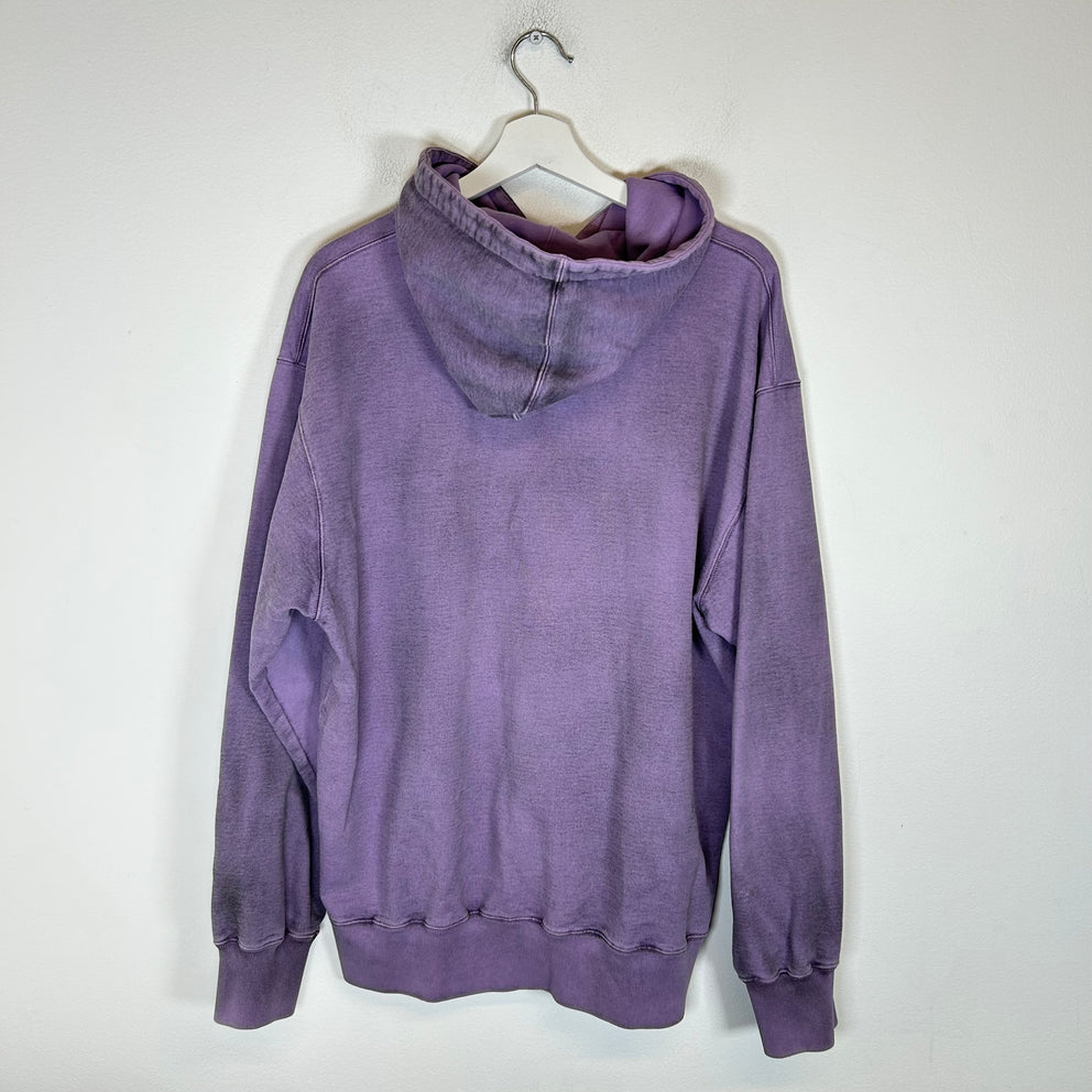 Supreme Violet Classic Logo Hoodie Size L