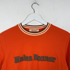 Wales Bonner Houndstooth Spell Out Logo T-Shirt