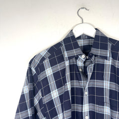 Burberry Plaid Button-Up Shirt