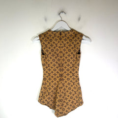 Louis Vuitton SS24 Monogram Jacquard Knit Bodysuit