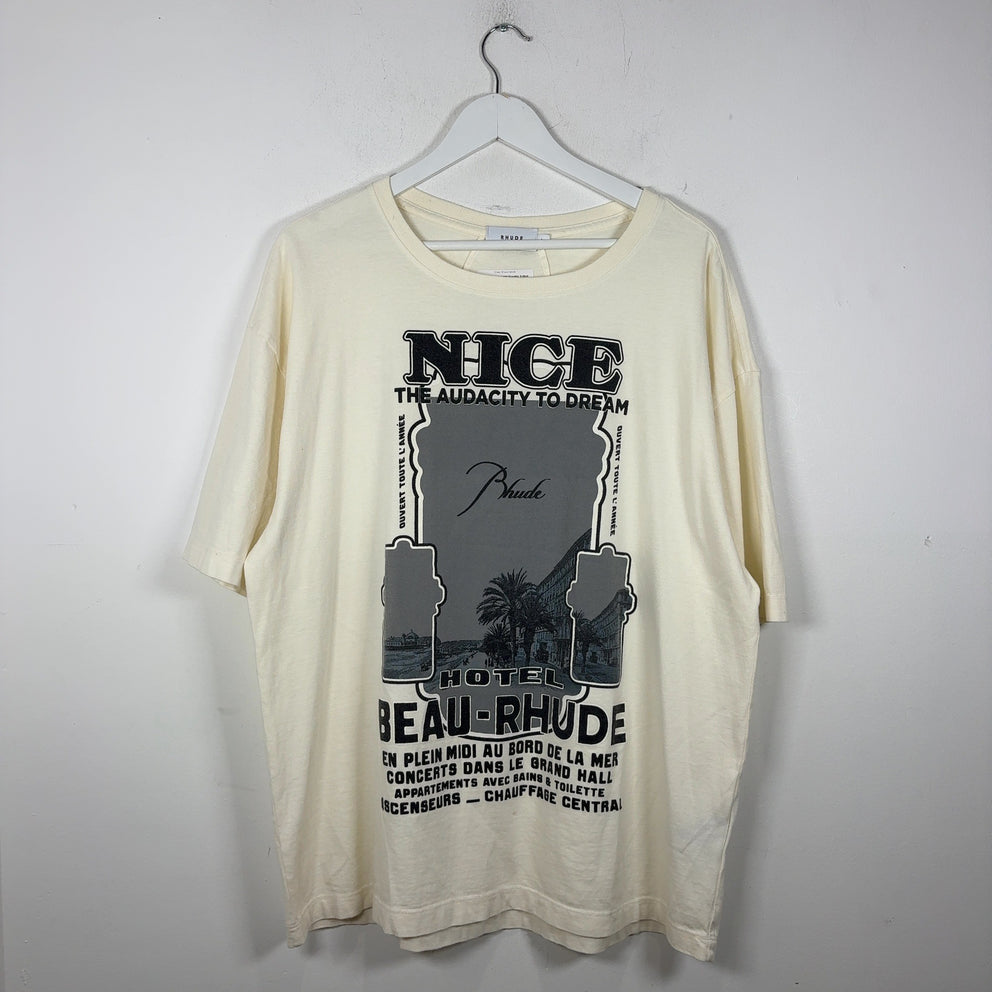Rhude 'Nice' Hotel Graphic T-Shirt